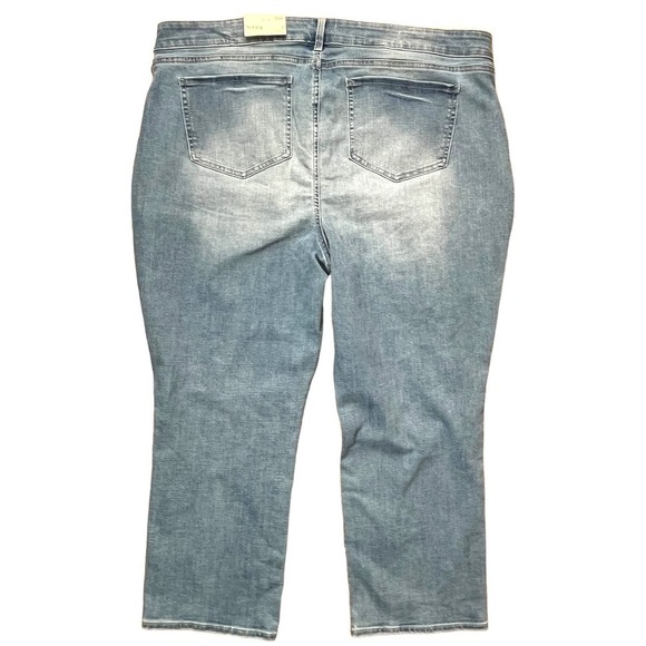 NYDJ NWT Marilyn Straight Ankle Jeans in Easley Plus Size 22W - Picture 4 of 16